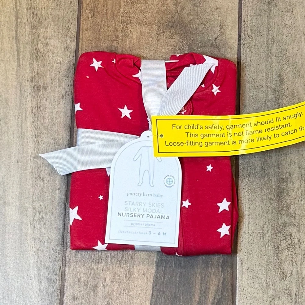 STARRY SKIES SILKY MODAL NURSERY PAJAMA - PBK